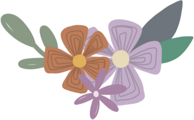 Flowers Flat Illustration